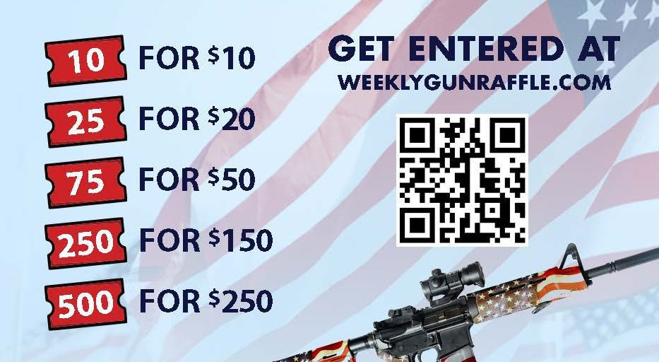 Get in CVC’s 2025 Weekly Gun Raffle